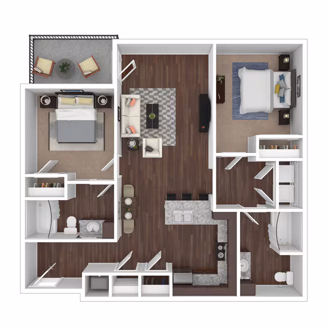 Barton Springs 3312 floor plan